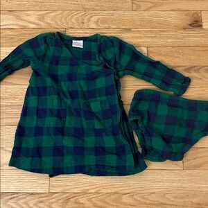 Hanna Andersson Holiday Baby Dress Outfit 18-24 mth